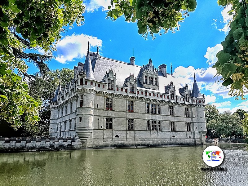 Castello  Azay Le Rideau  -  Valle della Loira con i bambini