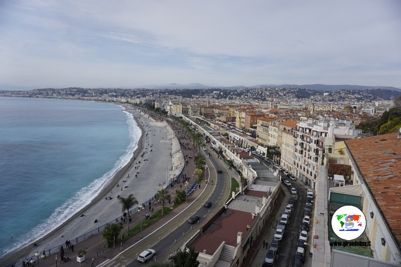 Week end a Nizza e il panorama  dalla Colline du Château