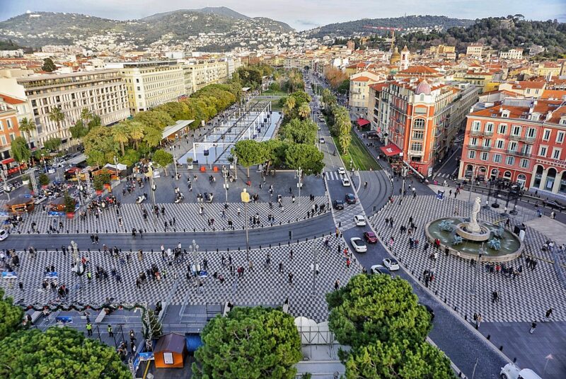 Week end a Nizza   Piazza Massena 